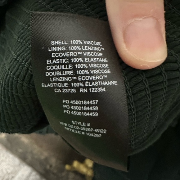 Sunday Best Green Puff Sleeve Blouse with Tie Front - Picture 4 of 5